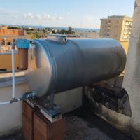 Serbatoio acqua in acciaio inox 400L