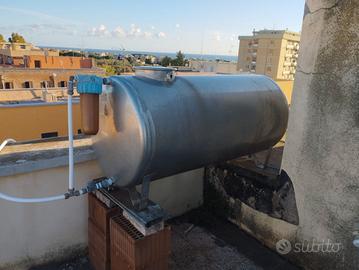 Serbatoio acqua in acciaio inox 400L
