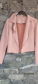 giacca rosa cipria donna