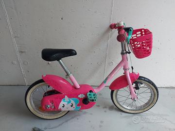 bicicletta raggio 14 btwin da bambina