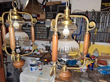 2 lampadari + 2 applique