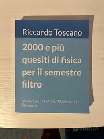 Eserciziario Riccardo Toscano fisica test medicina