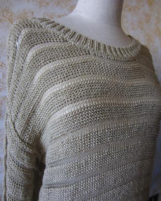 Maglie traforate taglia unica bianca o beige