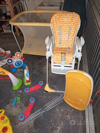 seggiolone pappa box neonato e giochi