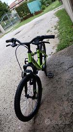 Rockrider gialla fluo bambino