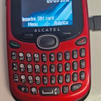  Cellulare gsm Alcatel OT-255D Rosso Dual Sim