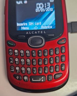  Cellulare gsm Alcatel OT-255D Rosso Dual Sim