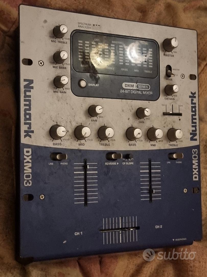 Numark DXM03 2Channel 24Bit Digital Mixer w/ AC Audio/Video In