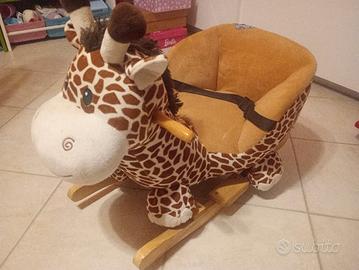 giraffa a dondolo per bambini