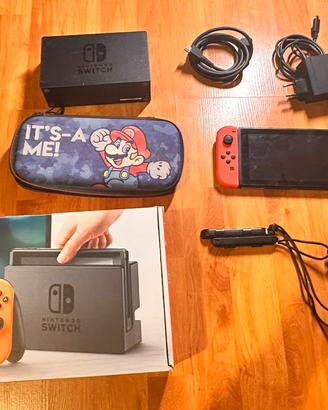 Nintendo switch v1, con custodia