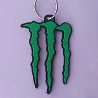 portachiavi logo monster stampato in 3d