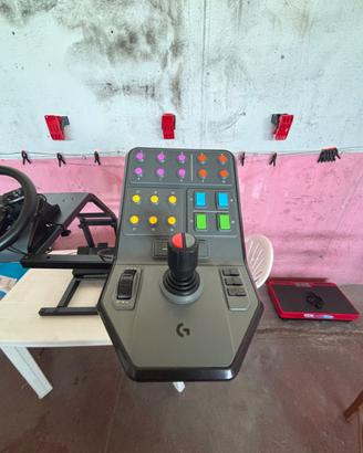 🎮 Postazione guida simulatore Logitech completa –