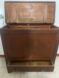 Madia rustica antica in legno massello – originale