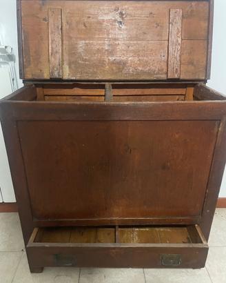 Madia rustica antica in legno massello – originale