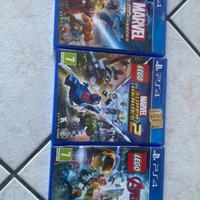 Lego Marvel superhero 1 e 2 + Lego Marvel Avengers