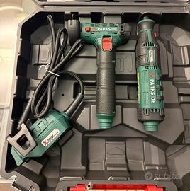 Mini smerigliatrice e moletta 20v Parkside NUOVI