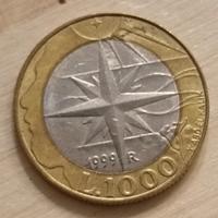 Moneta 1000 lire San Marino 1999