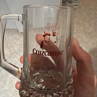 Bicchieri Pils Cruzcampo Nuovi