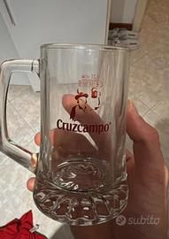 Bicchieri Pils Cruzcampo Nuovi