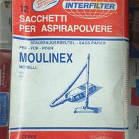 12 SACCHETTI IN CARTA PER ASPIRAPOLVERE MOULINEX 4