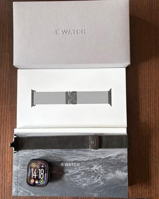Apple Watch Ultra 2 nero cinturino milanese