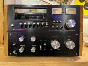 Stereo Amplificatore e Tape Pioneer SSA-40 SCT-40