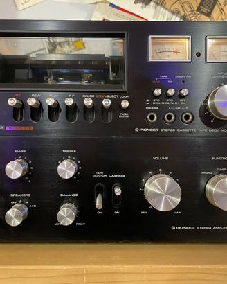 Stereo Amplificatore e Tape Pioneer SSA-40 SCT-40