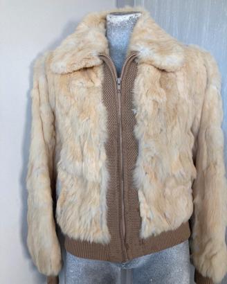 Bomber vintage pelliccia Rabbit