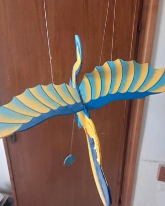 Giostrina da appendere dinosauro legno decorato