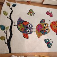 Tappeto Cameretta Bimbi PACO HOME - Gufetti Color