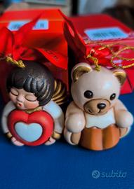 Coppia addobbi Thun limited edition, Teddy+ angelo