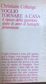 Libro  tornare a casa