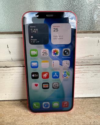 Cellulare apple iphone 12 rosso 64gb