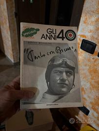 Bottiglie  da collezione e libri mussolini