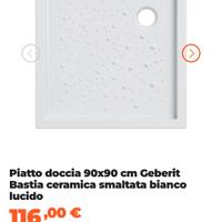 Piatto doccia 90x90