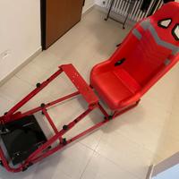 Postazione Sim Racing con sedile
