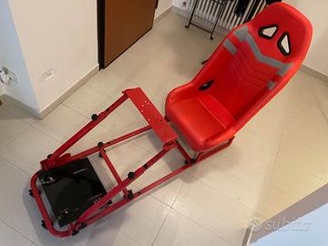 Postazione Sim Racing con sedile