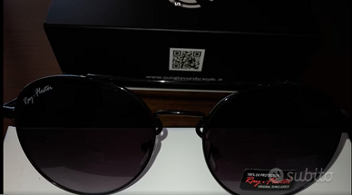 OCCHIALE DA SOLE RAY FLECTOR Aviator Style NUOVO