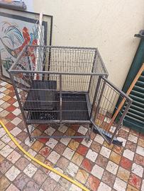 gabbia con porta laterale e alta