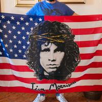 Bandiera Jim Morrison  USA in raso