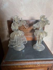 Coppia maschere murano