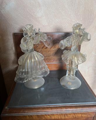 Coppia maschere murano