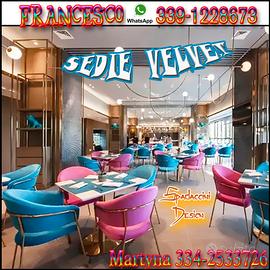 SEDIE POLTRONE VELLUTO O PROLIPROPILENE  INTER EST