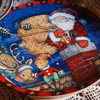 piatto decorativo stile natalizio