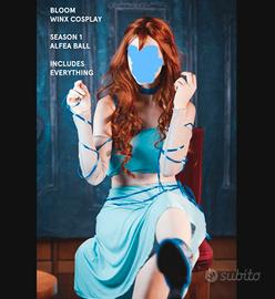 Cosplay Bloom Winx stagione 1 Ballo Alfea