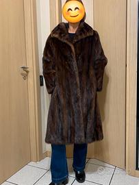 pelliccia in visone lunga