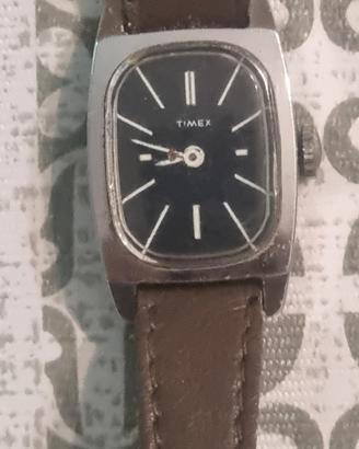 Orologio Timex nero e marrone