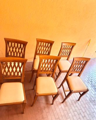 Sedie antiche in legno