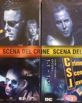 due cofanetti raccolta 6 DVD CSI 1^ serie