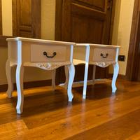 Comodini 2 pezzi bianco